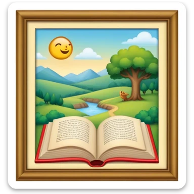 a storybook for kid sticker