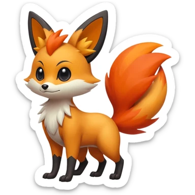 Fennekin-Zorua-Buizel-fusion sticker