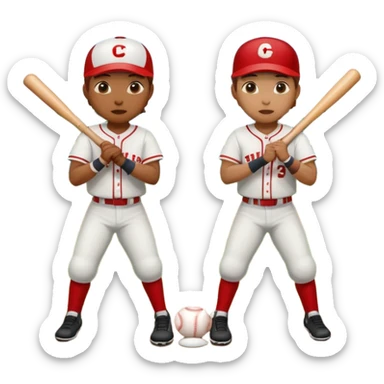 quiero dos equipos enemigos de baseball vs sticker