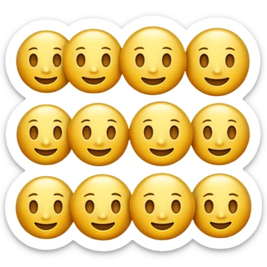 create a golden gold emoji  the most attractive any one or all of them ill choose it should be fully golden sticker