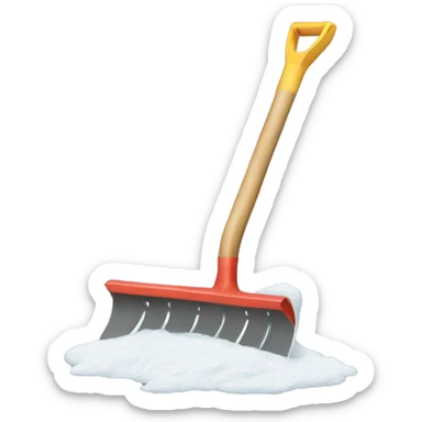 Snow Shovel sticker