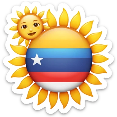 United States WITH The sun sticker