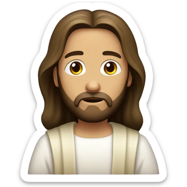 jesus christ pray sticker