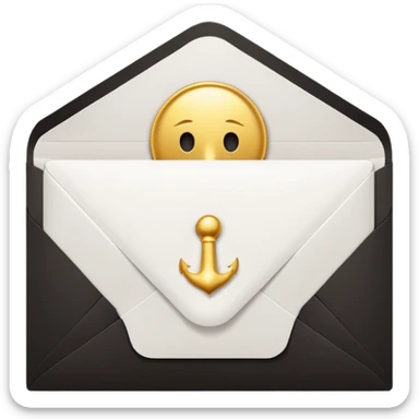 white invitation sticker