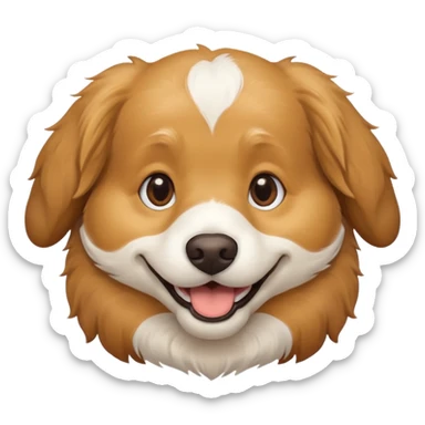 Cute dog sticker