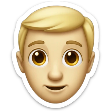 pinocchio with a large nose sticker