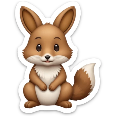 COELHO ANIMAL sticker