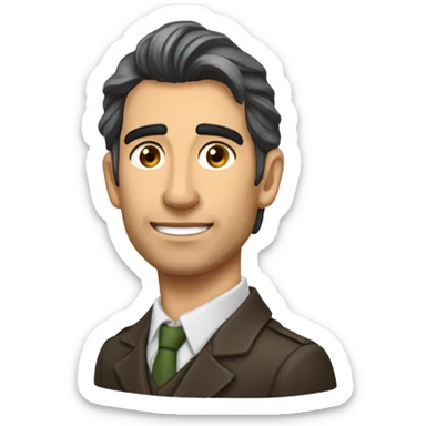 Miguel dias canel montado encima caballo sticker