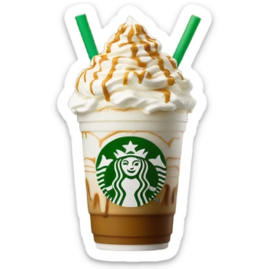 A Starbucks frappe  sticker