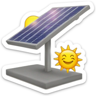 panneau solaire sticker