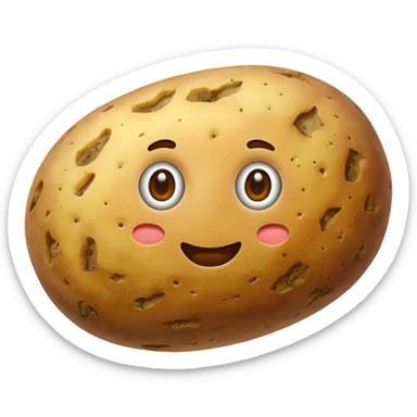 potato vegetable without face sticker