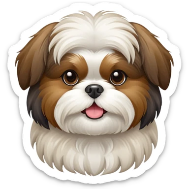 shih tzu dog sticker