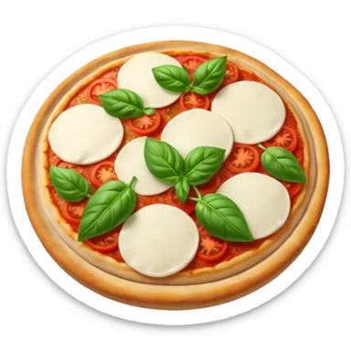 Margarita pizza sticker