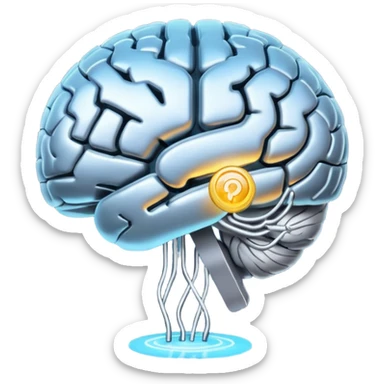 a second brain connected to a project sticker