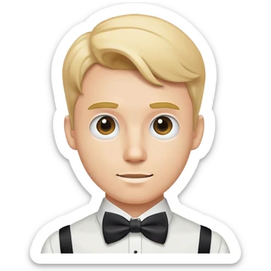 bow-tie polish guy sticker