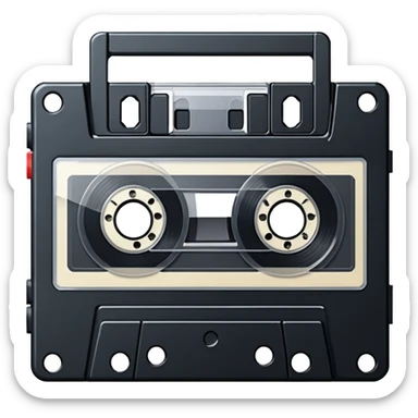 casette tape sticker