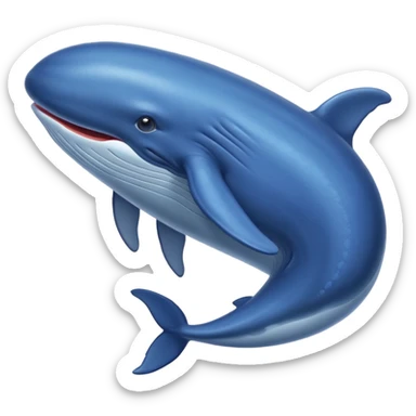 Baleine à bleu réalise les mieux aide toi de internet sticker