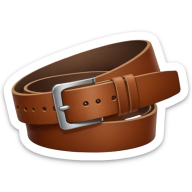 Hand hold belt at 45 degree angle sticker