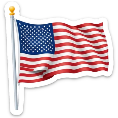American Flag with the words "I-130" approved sticker