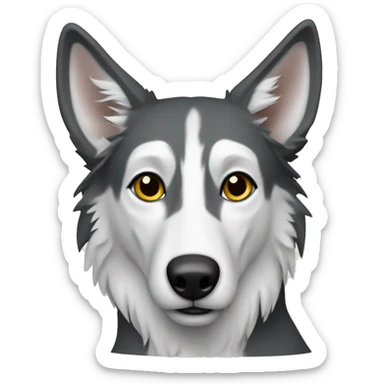 Turkmen Wolf-Hound white sticker