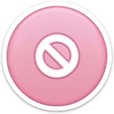 female gender symbol, light pink, simple emoji style, suitable for Discord role icon sticker