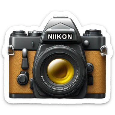 nikon fm2 sticker