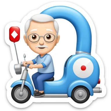 Small Game named Journey of Type 1 diabetes and Aging.  Subtext: Aging with Type 1 Diabetes, large enough to read for seniors  sticker