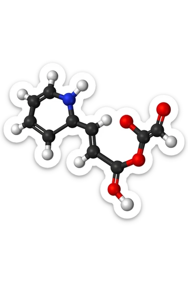 rappresenta l'aspartame presente in  una lattina di coca cola zero sticker