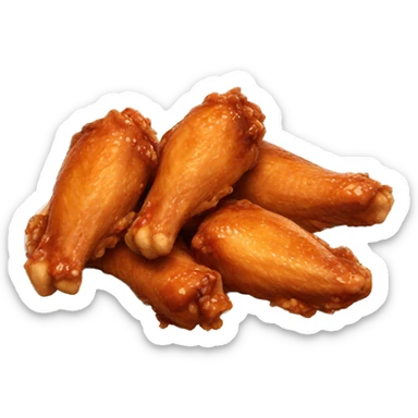 Chicken wings food  sticker