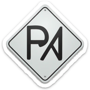 Sign with the inscription Apalon sticker