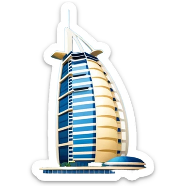 Burj Al Arab sticker