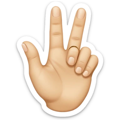 YVL emoji not to realistic make it look like an emoji hand Common Hand Position: The gesture often involves holding up the index finger and thumb to create an "L" shape, while the other fingers are curled down. make it look like an emoji sticker