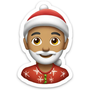 filipino christmas paro sticker