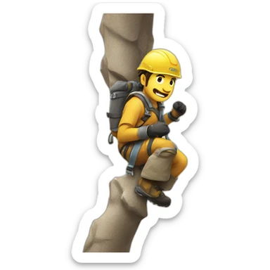 Climb sticker