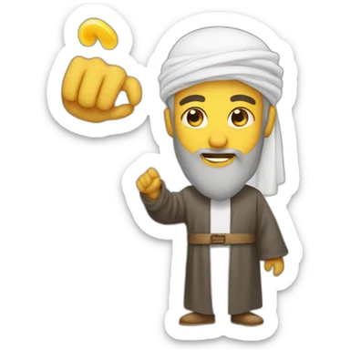 Musulman qui fait un pouce sticker