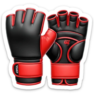 UFC mma gloves sticker