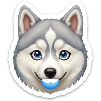 Siberian husky sticker