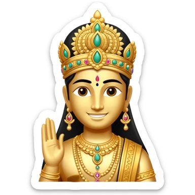 Lord venkateshwara namam sticker