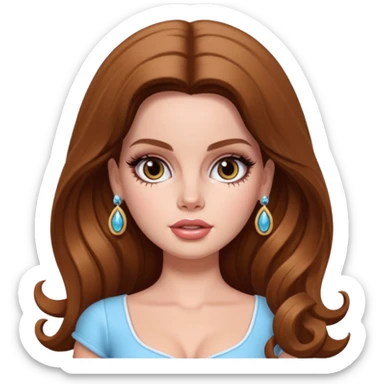 lana del rey as pretty bratz baddie sticker