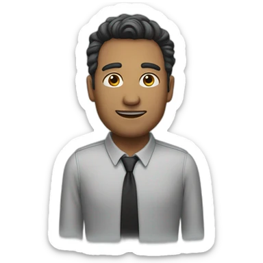 The guy from the last desk sticker