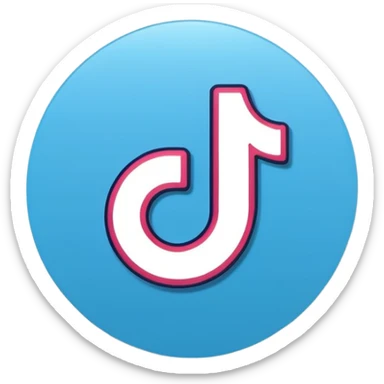 Tiktok Blue tick sticker sticker