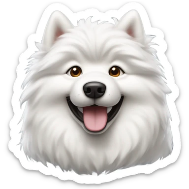 Samoyed dog sticker