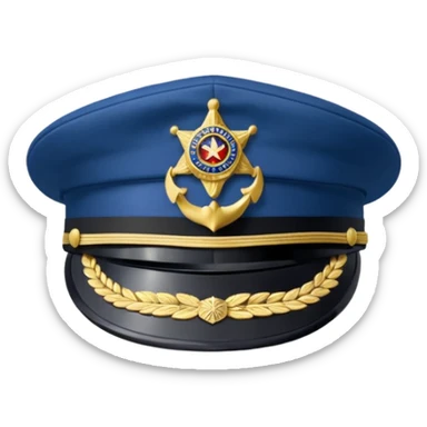 American legion service hat sticker