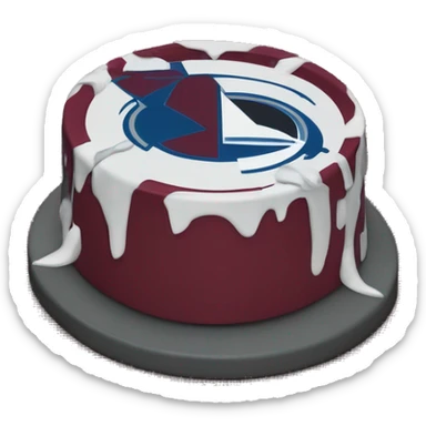 Colorado Avalanche goal with puck sticker