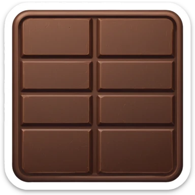 chocolate bargerm sticker