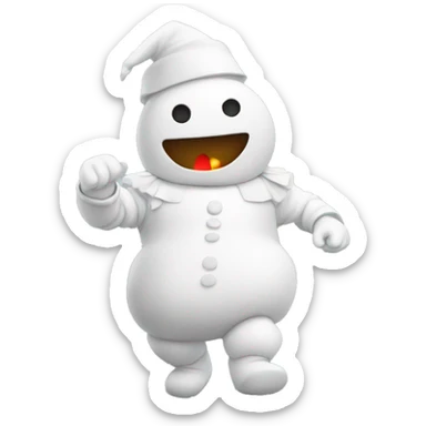 bonhomme qui à peur  sticker