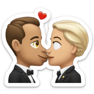 Zemour-kiss-macron sticker