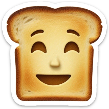 toast with elon musk mark on it from the toaster sticker