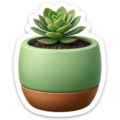 Desk Succulent Plant sticker
