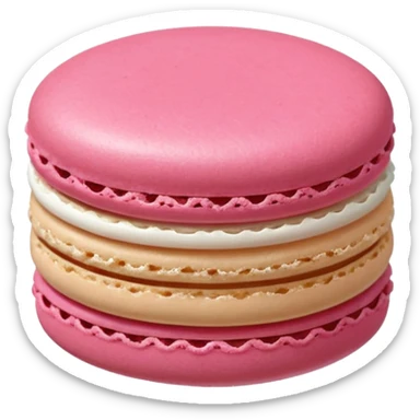 a single of pink macaron



















 sticker